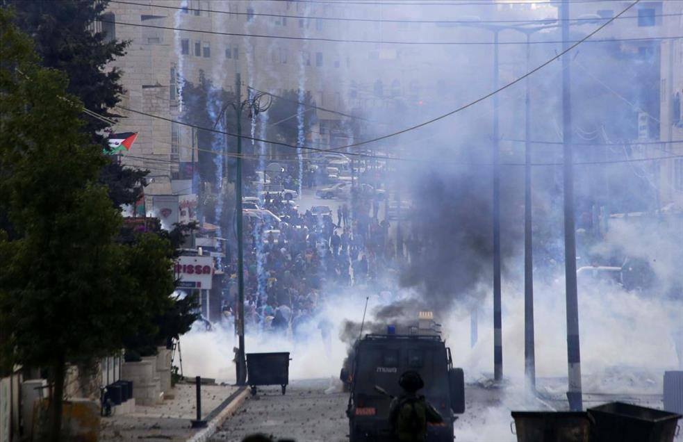 Clashes in Hebron City on Friday 09 October,2015